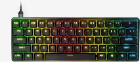 Actual product image SteelSeries Apex 9 Mini (US, Cable)