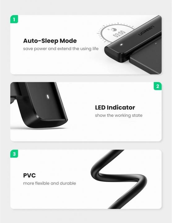 Produktbild Ugreen USB-C auf SATA 3.0 Adapter