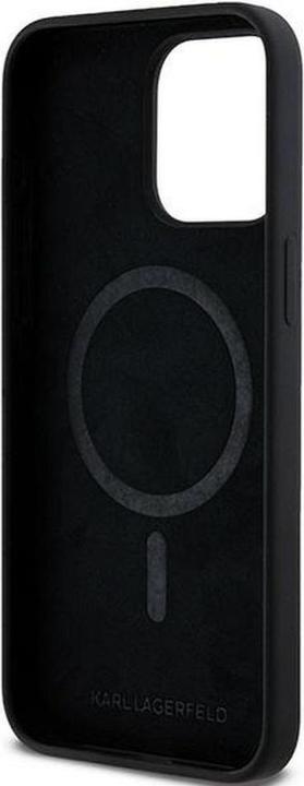 Image du produit Karl Lagerfeld KLHMP15XSCMKCRHK iPhone 15 Pro Max 6.7" czarny/black hardcase Silicone Karl & Choupet (Apple iPhone 15 Pro Max)