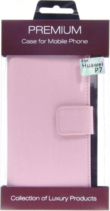 Immagine prodotto OEM Custodia a libro in pelle sottile per Huawei P7 - rosa 4250710554003 (Huawei Ascend P7)