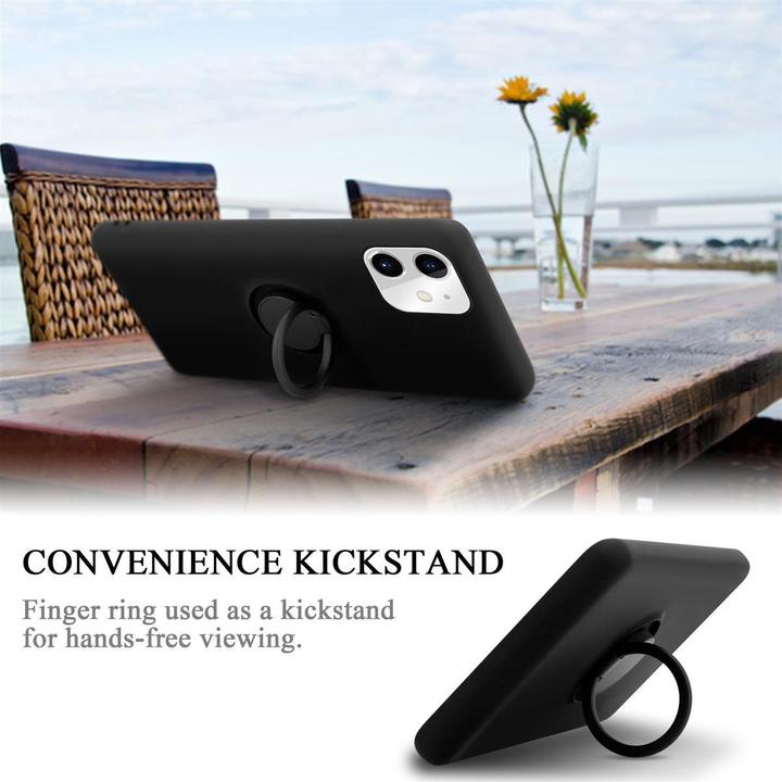 Actual product image Cadorabo TPU Liquid Ring Silicone Case Cover (Apple iPhone 11)
