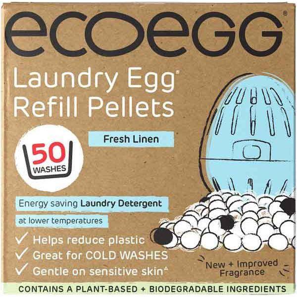 Actual product image Ecoegg Waschei Refill Fresh Linen (50 Washing cycles, Pearls)