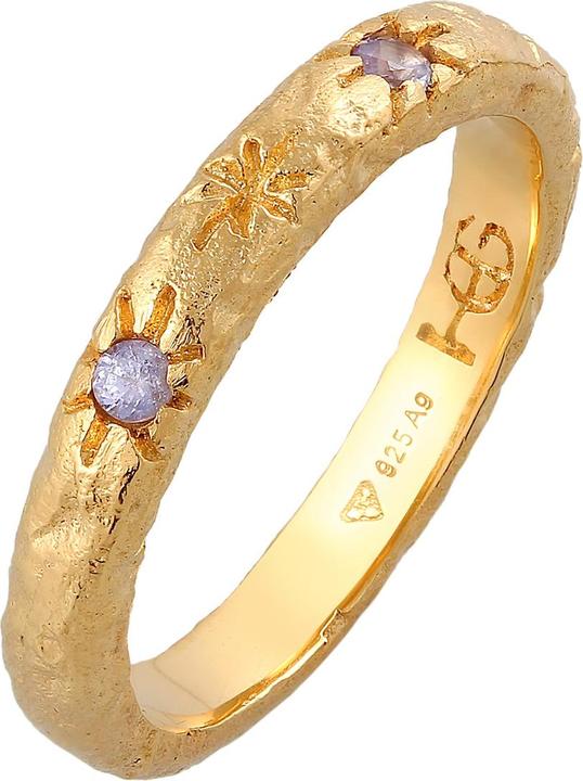 Haze & Glory Ring Bandring Stern Tansanite - Starlover 925 Silber (54, 925 Silber)