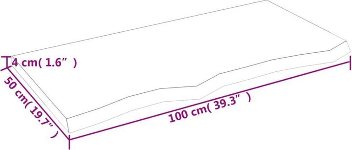 Immagine prodotto VidaXL Gianna (100 x 4 x 50 cm)