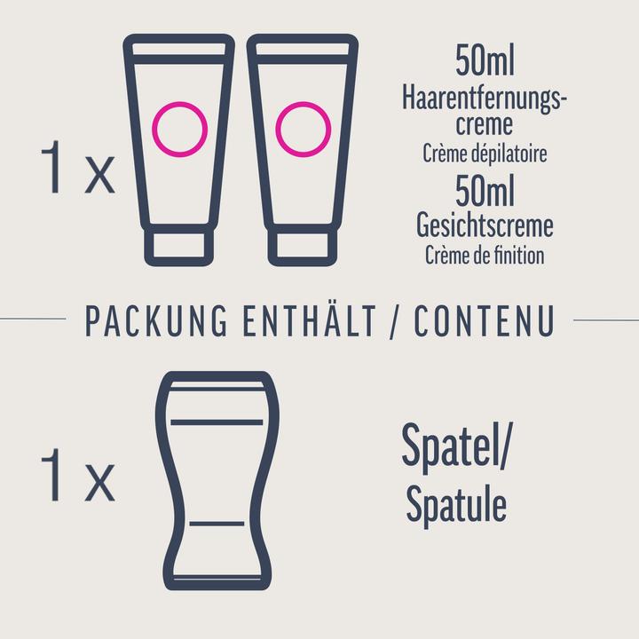 Image du produit Veet Kit d'épilation Inspirations essentielles pour le visage (50 ml, 2 x, 134 g)