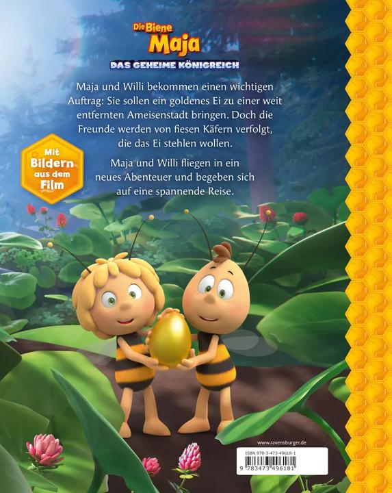Produktbild Ravensburger Die Biene Maja das geheime Königreich: Das Buch zum Film (Deutsch, Steffi Korda, Carla Felgentreff, 2022)