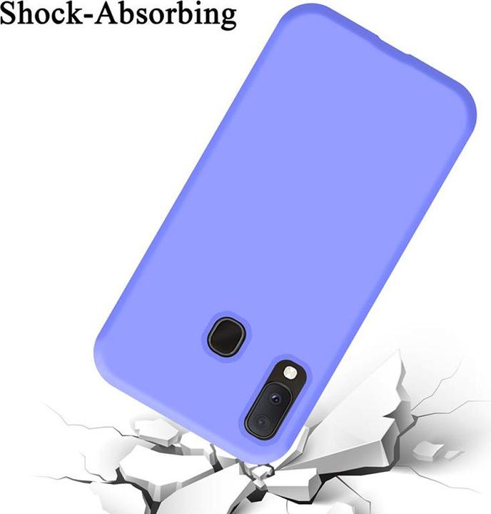 Actual product image Cadorabo TPU Liquid Silicone Case Cover (Samsung Galaxy A20e)