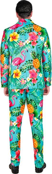Immagine prodotto Widmann Completo da festa con giacca e pantaloni con motivo fenicottero al neon (L)