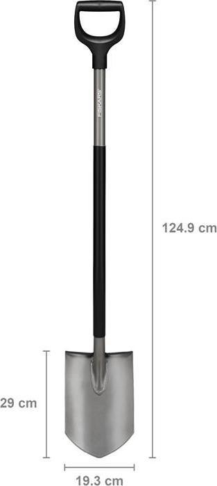 Produktbild Magni Ergonomic Gärtnerspaten Fiskars spitz Länge 125 cm, D-Griff