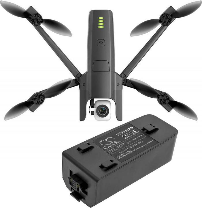 Actual product image CS Cameron Sino Replacement battery for Anafi, 2700 mAh 20.52 Wh 7.6 V (7.60 V, 2700 mAh)