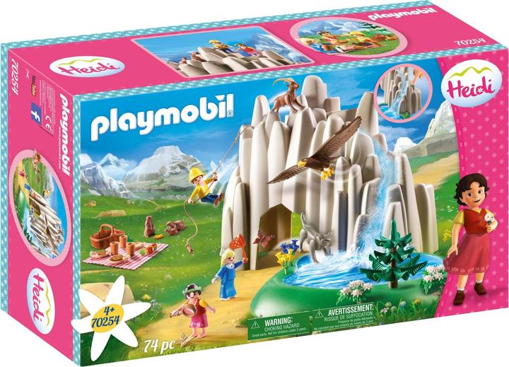 Actual product image Playmobil At the crystal lake with Heidi, Peter and Clara (70254, Playmobil Heidi)