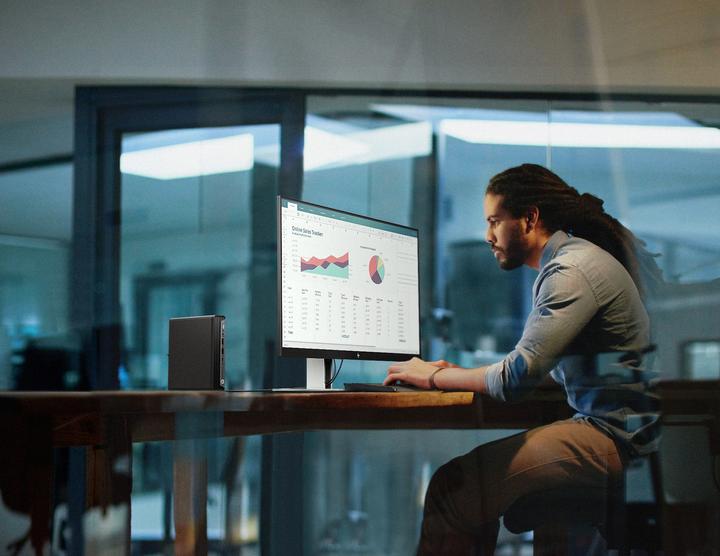 Actual product image HP EliteDesk 805 G6 (AMD Ryzen 5 Pro 4650GE, 8 GB, 256 GB, AMD Radeon Graphics)