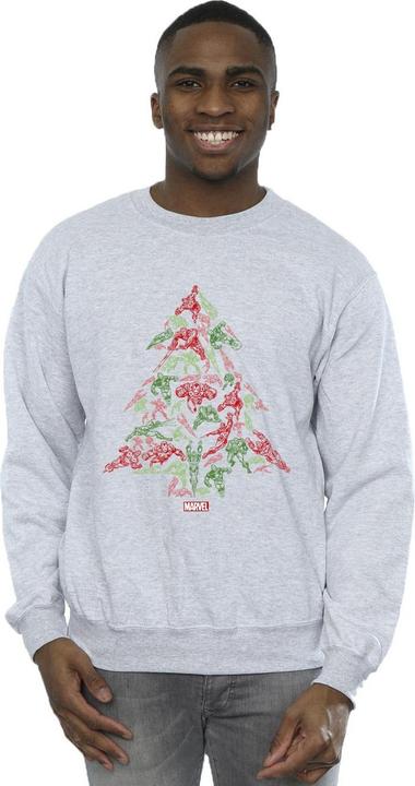 Image du produit - Sweat AVENGERS CHRISTMAS TREE - Homme (M)