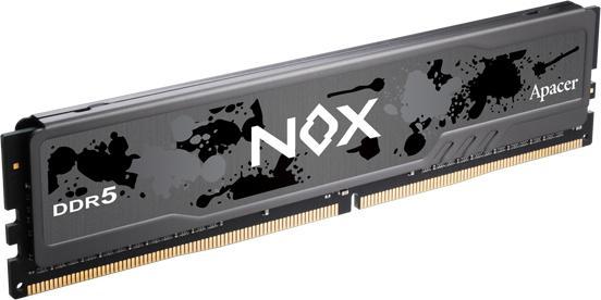 Image du produit Apacer DDR5 - 16 Go - 5200 - CL - 38 NOX Single (2 x 16GB, 5200 MHz, RAM DDR5, DIMM)