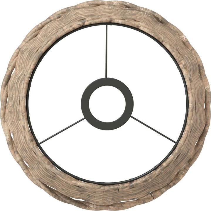 Produktbild VidaXL Lampenschirm Braun Ø25x17 cm Korbweide, Farbe: Braun