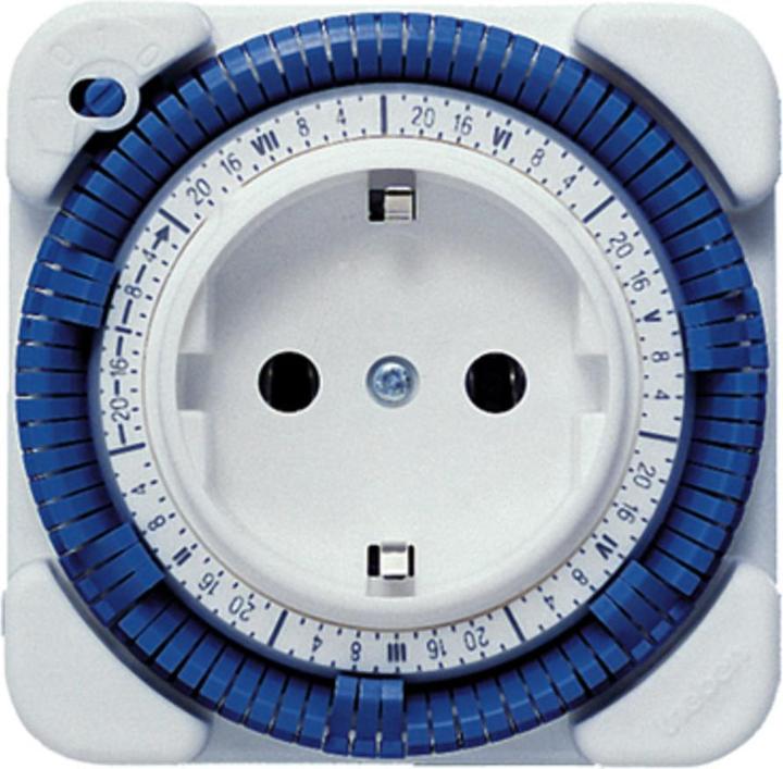 Immagine prodotto Theben Timer analogico Timer 27 7T senza riserva di energia Orologio a innesto