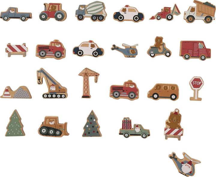 Actual product image Vertbaudet Children's advent calendar with wooden toys FSC®