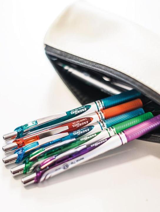 Actual product image Pentel EnerGel Xm (Black, Silver, 1 x)