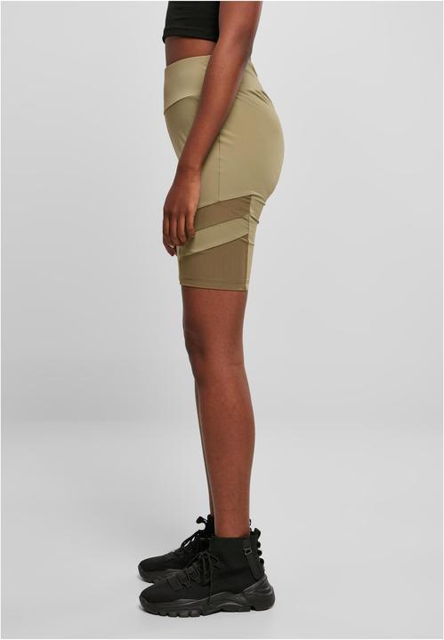 Immagine prodotto Urban Classics Pantaloncini da ciclismo a vita alta in rete da donna (3XL)