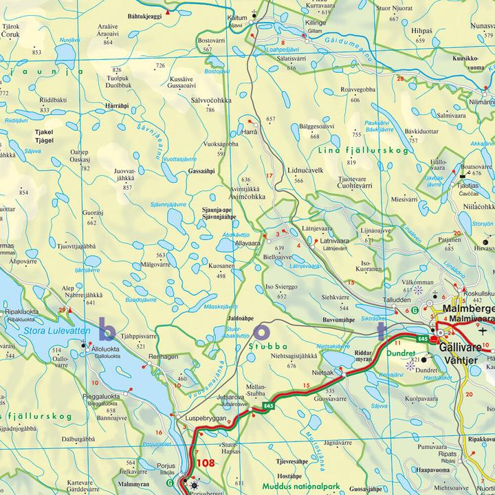 Immagine prodotto Svezia Nord, carta stradale 1:400.000, freytag & berndt