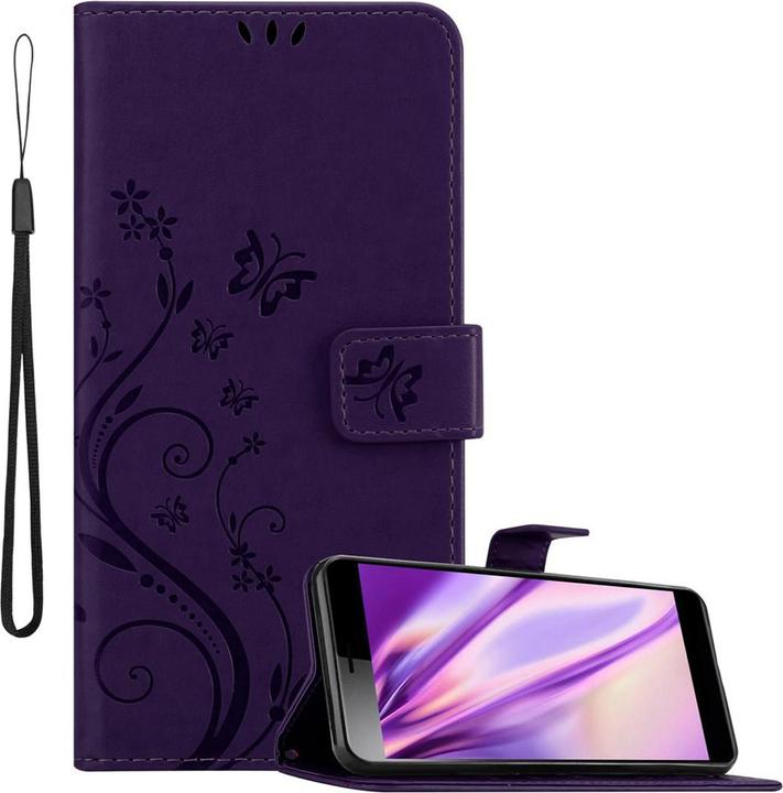Floral dark purple