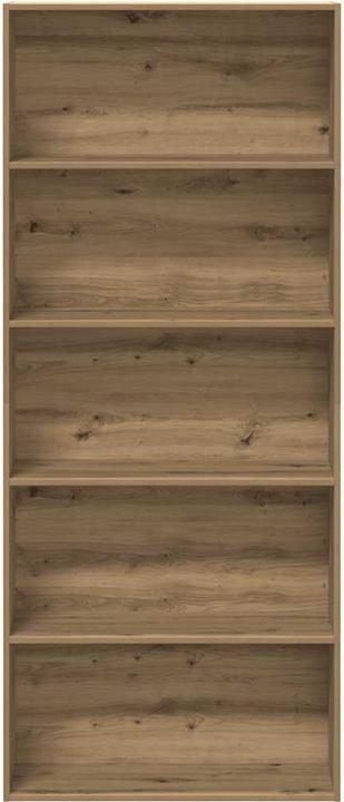 Image du produit VidaXL Bücherregal Bücherschrank Standregal Raumteiler Wandregal Artisan-Eiche (80 x 30 x 189 cm)