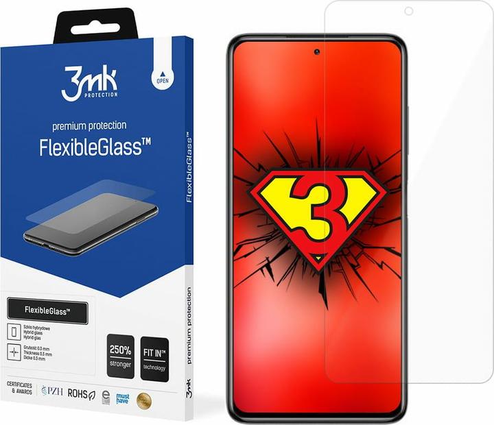 Actual product image 3MK hybrid glass Flexible 2.5D for Xiaomi POCO X3 Pro (1 Piece, Xiaomi Poco X3 Pro)