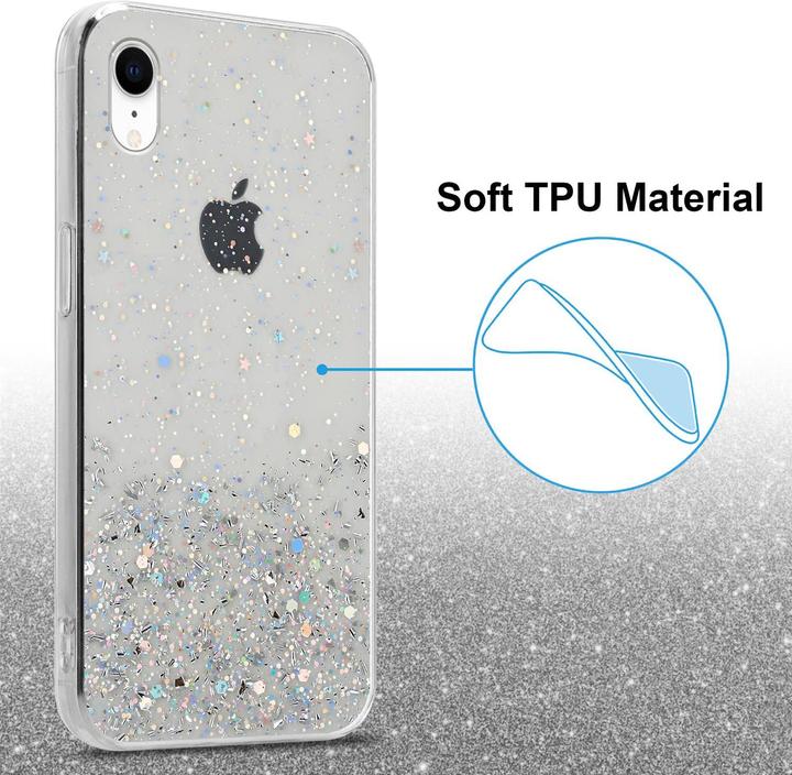 Image du produit Cadorabo Couverture TPU paillettes scintillantes (Apple iPhone XR)