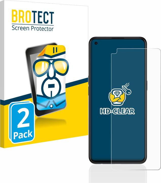 Productafbeelding BROTECT Schermbeschermer Clear (2 Stuk, Oppo Find X3 Lite)