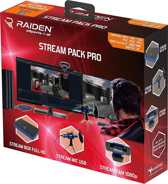 Image du produit Subsonic Pack d'accessoires pour le streaming