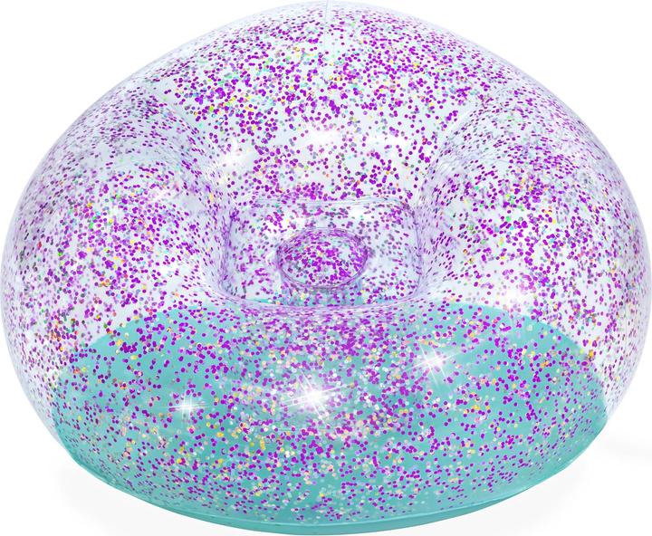 Actual product image Bestway Glitter Dream Inflate-A-Chair Kids Air Chair
