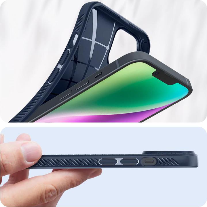 Produktbild Spigen Liquid Air for iPhone 14 navy blue (Apple iPhone 14)