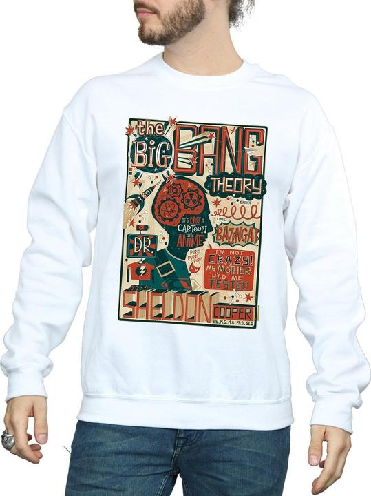 Big Bang Theory Infografik Poster Baumwoll Sweatshirt