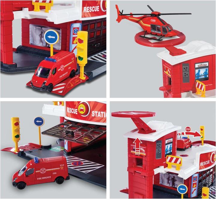 Actual product image Majorette Creatix Rescue Station + 1 vehicle