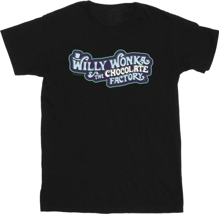 Produktbild Willy Wonka & the Chocolate Factory Chocolate Factory Logo TShirt (L)