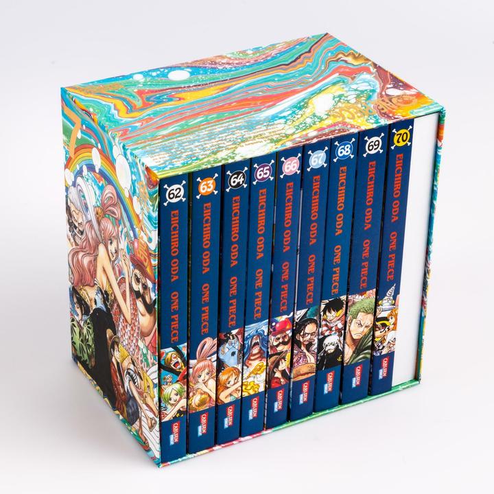 Actual product image One Piece Sammelschuber 7: Fishman Island (inklusive Band 62-70) (German, Eiichiro Oda, 2025)