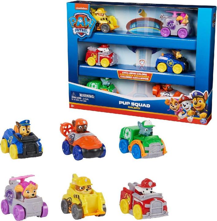 Actual product image Paw Patrol Pup Squad Racers
