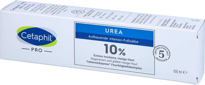 Actual product image Cetaphil Pro Urea 10% restorative intensive foot ointment, 100 g ointment (Foot deodorant & powder)