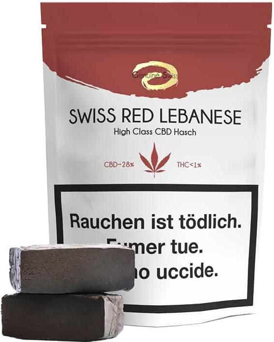 Actual product image Genuine Swiss Red Lebanese (6 g, Indoor)