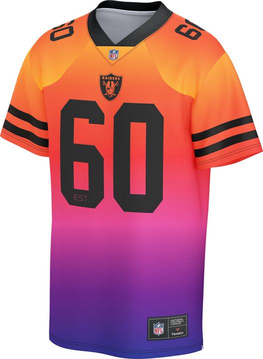Actual product image Fanatics Las Vegas Raiders NFL SUNSET Mesh Supporters Jersey - L (L)