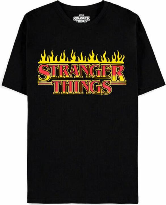 Actual product image Difuzed Stranger Things T-Shirt Fire Logo Size M (M)