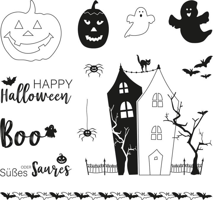 Image du produit Rayher Clear Stamps "Halloween