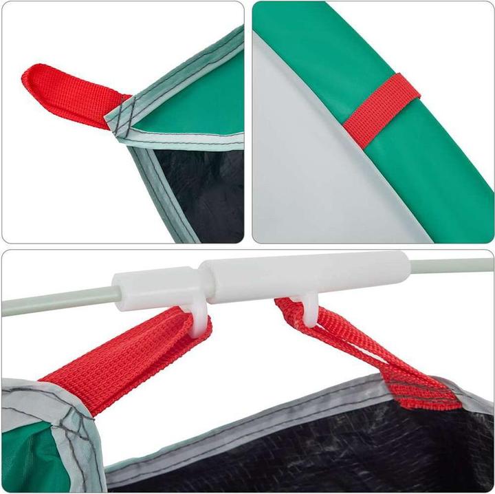 Actual product image VidaXL Beach tent 2 person sea green pop-up waterproof (beach tent, 1.30 kg, 2 persons)