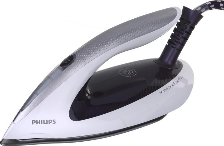 Produktbild Philips GC9660/30 steam ironing station T-ionicGlide soleplate Purple, White (2700 W, 520 g/min)