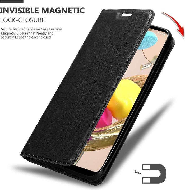 Productafbeelding Cadorabo Boek Onzichtbare Magneethoes (LG K42)