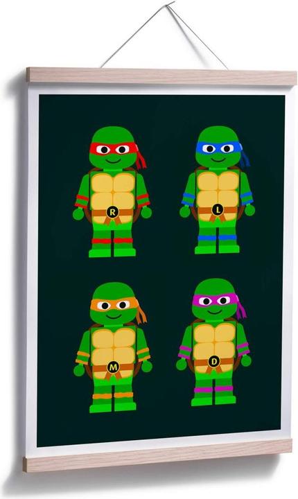 Produktbild Trenddeko Teenage Mutant Ninja Turtles Spielzeug (100 x 120 cm)