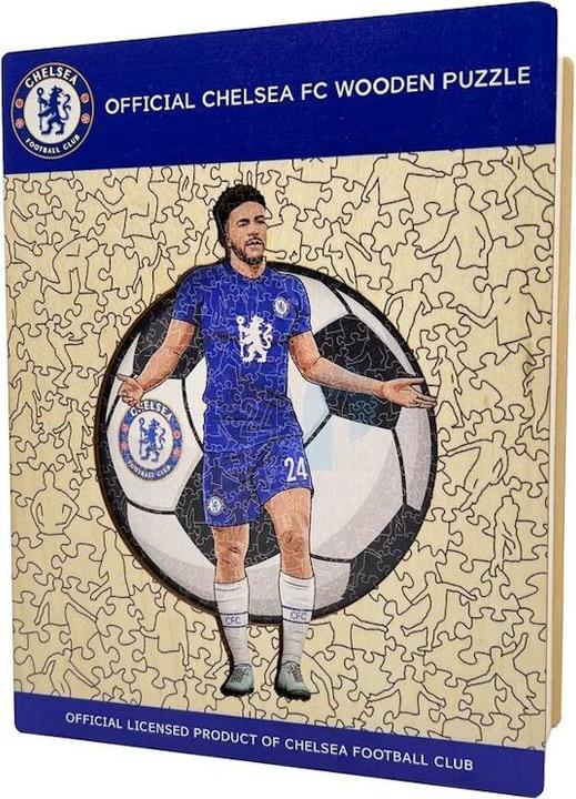 Actual product image Iconic Chelsea FC - Reece James - Wooden Puzzle Size L (500 pieces) (500 pieces)