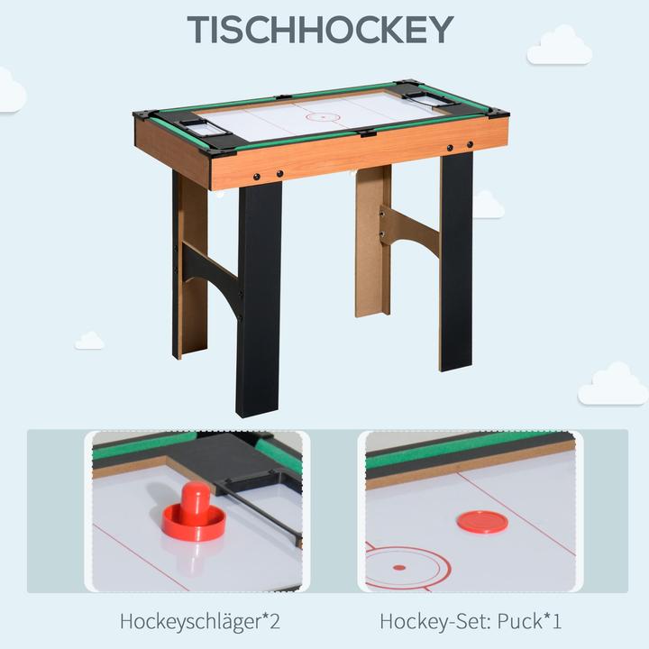 Immagine prodotto Jamb Tavolo multigioco 4 in 1 Calcio balilla Hockey da tavolo Tennis da tavolo e biliardo