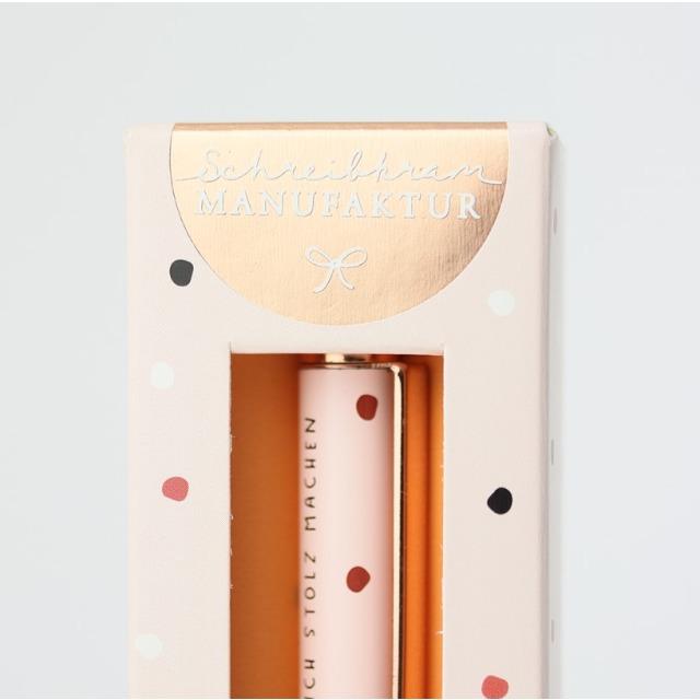 Premium Kugelschreiber - Notiz an mich - von Schreibkram Manufaktur (Roségold, 1 x)