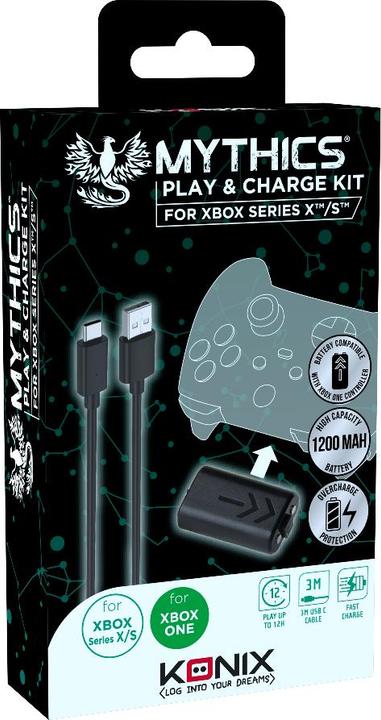 Konix Mythics Play + Charge Battery Pack (Xbox Series X)
